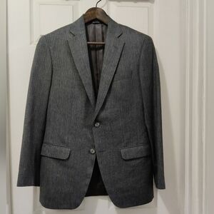 Phineas Cole men's size 38 grey herringbone suit jacket